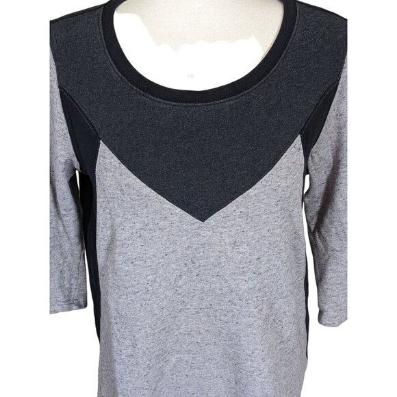 Scotch and Soda Aspen Chic Sweatshirt Dress Size 2 Gray Maison Scotch Geometric - Picture 3 of 10